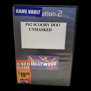 Scooby-Doo Unmasked Sony PlayStation 2 PS2 Game Hollywood Video Rental Case